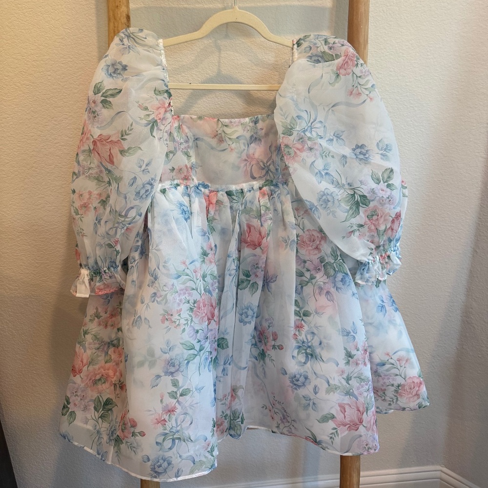 SELKIE THE PUFF DRESS IN MRS DARCI